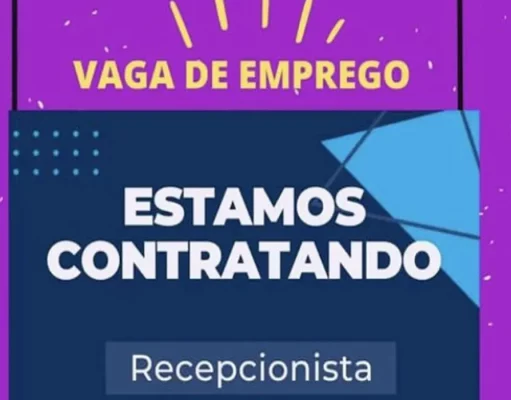 Com salário de R$1.927,04 Empresa contrata RECEPCIONISTA